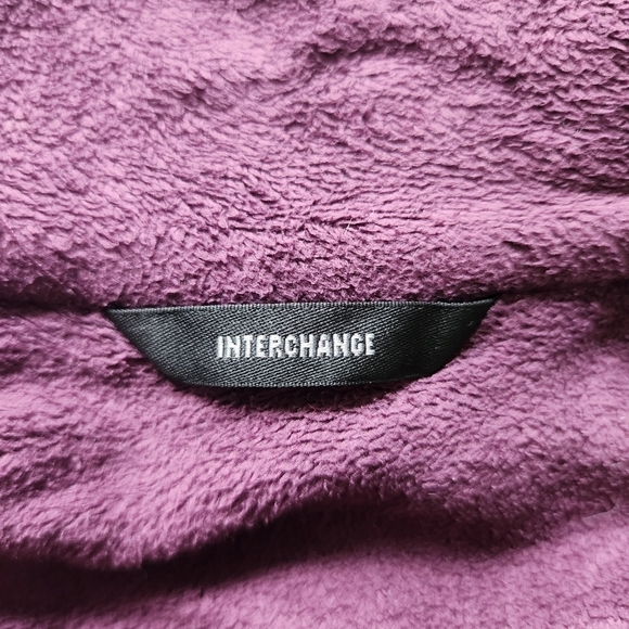 Columbia Interchange Fleece Jacket Women's Size Medium M Purple Zipper Pockets - Picture 8 of 12